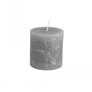 Candle Pillar Light Grey